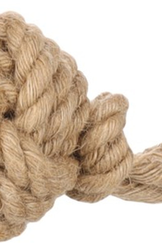 Flamingo f-523597 - Hemp Knot Ball for Dogs - Natural Dental Toy