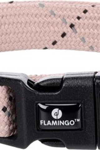 Flamingo f-523660 - Reflective Adjustable Puppy Collar with Click Closure