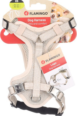 Flamingo f-523775 - Harnais Confortable en Lin pour Chiens