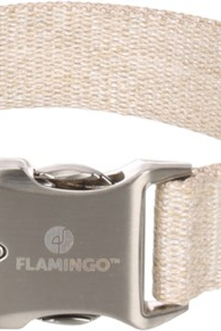 Flamingo f-523769 - Collier Élégant en Lin pour Chiens