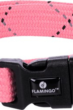 Flamingo f-523757 - Reflective Pink Puppy Leash with Adjustable Fit
