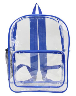 Liberty Bags 7013 - Large 17" Heavy Duty Clear Backpack