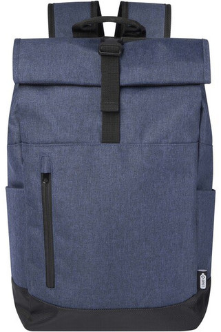 Libra 15.6" GRS recycled roll-up laptop backpack 12L - EgotierPro 120548