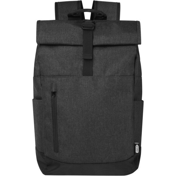 Libra 15.6" GRS recycled roll-up laptop backpack 12L - EgotierPro 120548