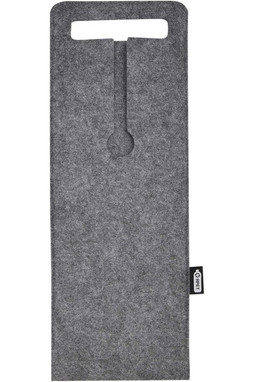 Felta 75 cl GRS recycled felt wine bag - EgotierPro 120665