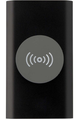 Juice 4000 mAh Type-C recycled aluminium wireless power bank - EgotierPro 124384