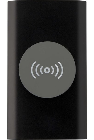 Juice 4000 mAh Type-C recycled aluminium wireless power bank - EgotierPro 124384