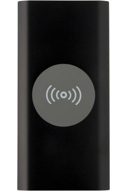 Juice 8000 mAh Type-C recycled aluminium wireless power bank - EgotierPro 124385