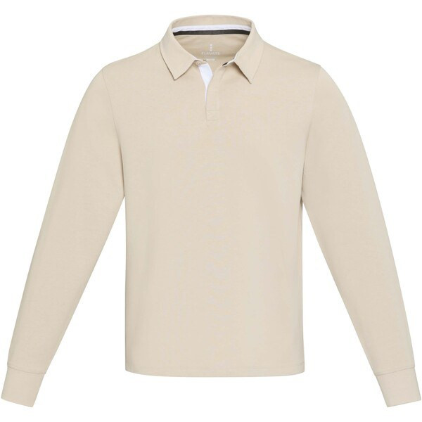 Elevate 38237 - Clyde unisex organic rugby polo sweatshirt
