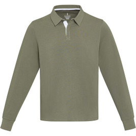 Elevate 38237 - Clyde unisex GOTS organic rugby polo sweatshirt