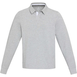 Elevate 38237 - Clyde unisex GOTS organic rugby polo sweatshirt