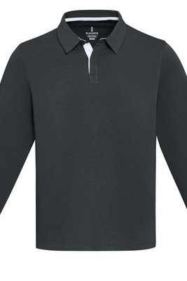 Elevate 38237 - Clyde unisex organic rugby polo sweatshirt