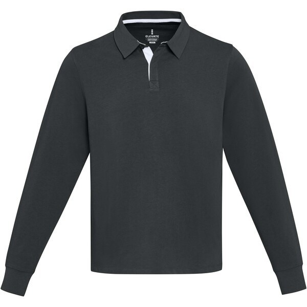 Elevate 38237 - Clyde unisex organic rugby polo sweatshirt