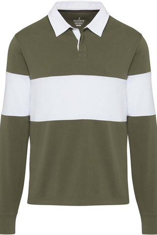 Elevate 38237 - Clyde unisex organic rugby polo sweatshirt