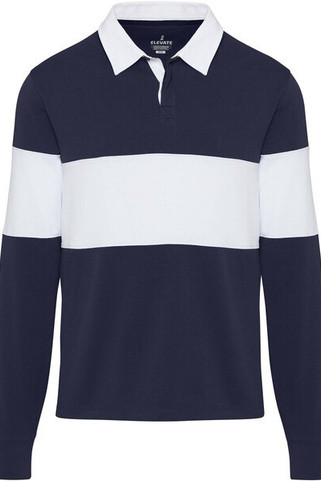 Elevate 38237 - Clyde unisex organic rugby polo sweatshirt