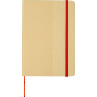 Nelida A5 recycled cardboard hard cover notebook - EgotierPro 107903