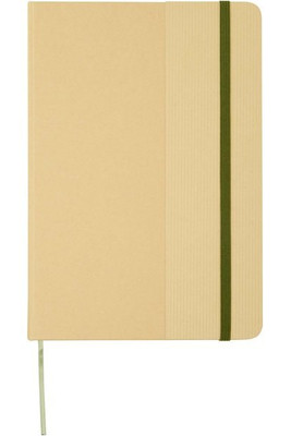 Nelida A5 recycled cardboard hard cover notebook - EgotierPro 107903