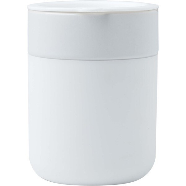 Java 330 ml ceramic tumbler with silicone wrap and plastic lid - EgotierPro 100808