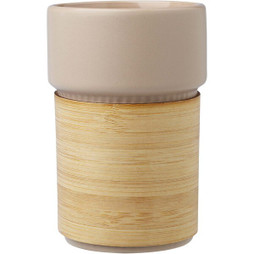 PF Concept 100809 - Fika 340 ml tumbler with bamboo sleeve