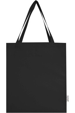 Madras 140 g/m² GRS recycled cotton gusset tote bag - EgotierPro 120733