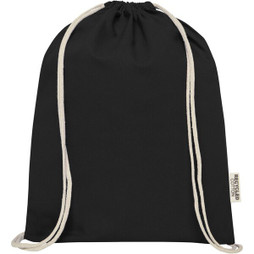 PF Concept 120735 - Oregon 140 g/m² GRS recycled cotton drawstring bag