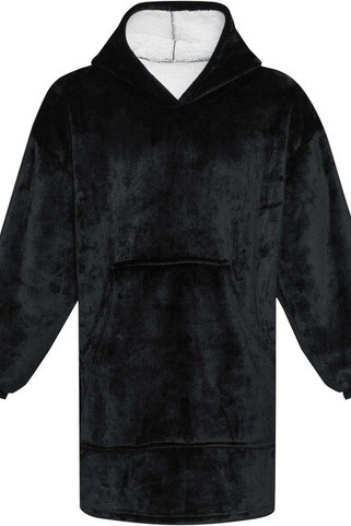 Plaid à capuche Denali certifié GRS - EgotierPro 113328