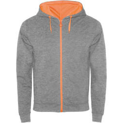 Roly R1105 - FUJI Fluorescent Hooded Sweat Jacket with Zip