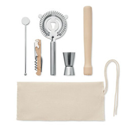 MAI TAI 5 piece cocktail kit in pouch - GiftRetail MO2293