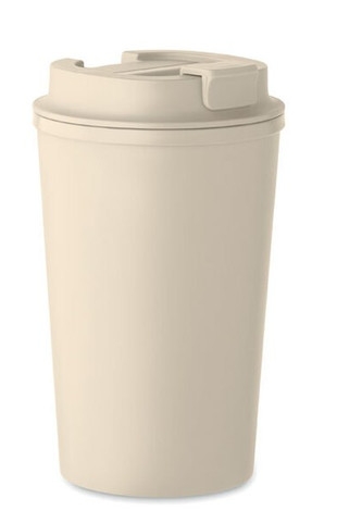 BEIBAKU PLA dubbelwandige beker 350ml - GiftRetail MO2310