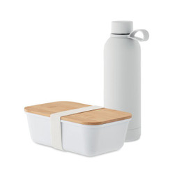 GiftRetail MO2314 - EMERALD SET Cadeauset lunchbox en fles