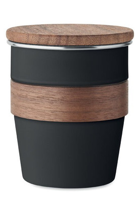 WALNUT Single wall tumbler 350 ml - GiftRetail MO2322