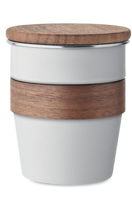 WALNUT Einwandiger Becher 350 ml - GiftRetail MO2322