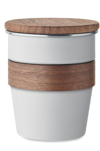 WALNUT Single wall tumbler 350 ml - GiftRetail MO2322