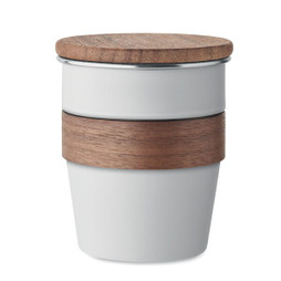 GiftRetail MO2322 - WALNUT Yksiseinäinen muki 350 ml