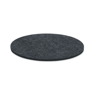 FELTSTER Round coaster in RPET felt - GiftRetail MO2356