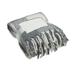 GiftRetail MO2382 - QUET Chequered mohair blanket
