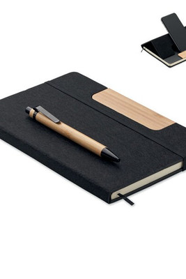 NOTEMIX A5 RPET notebook set - GiftRetail MO2390