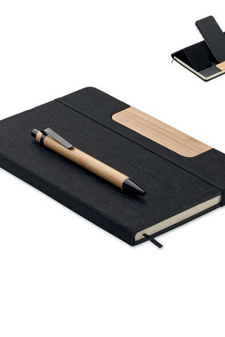 NOTEMIX A5 RPET notebook set - GiftRetail MO2390