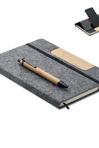 NOTEMIX A5 RPET notebook set - GiftRetail MO2390