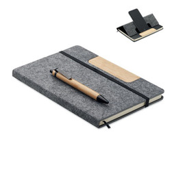 GiftRetail MO2390 - NOTEMIX DIN A5 RPET Notizbuch-Set