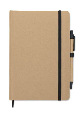 CARATIL A5 notebook in recycled carton - GiftRetail MO2396