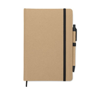 CARATIL A5 notebook in recycled carton - GiftRetail MO2396