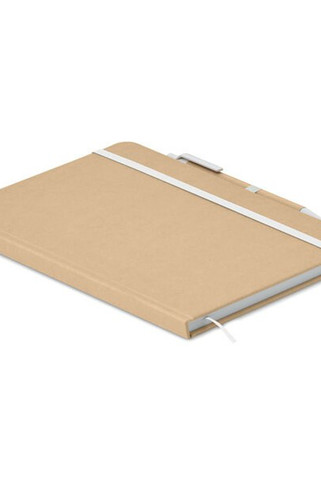 CARATIL A5 notebook in recycled carton - GiftRetail MO2396