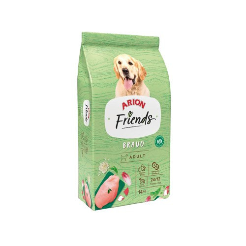 Arion Friends ARIO Croquettes Bravo: Dehydrated Meat Chicken