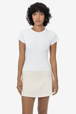 Los Angeles Apparel 43021gd - GD Baby Tee à manches courtes