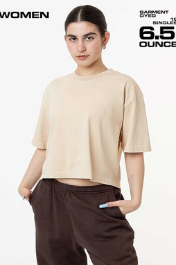 Los Angeles Apparel 1820gd - 18/1 Oversize Crop Tee