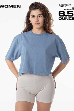Los Angeles Apparel 1820gd - 18/1 Oversize Crop Tee