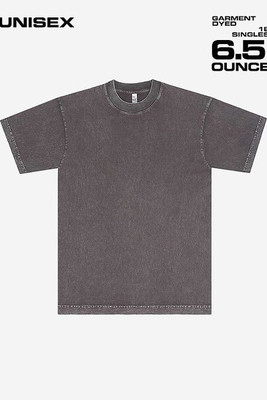 Los Angeles Apparel 1801mw - S/S Mineral Wash Crew 6.5oz