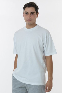 Los Angeles Apparel 1801gd - Tee-shirt à col ras du cou Garment Dye