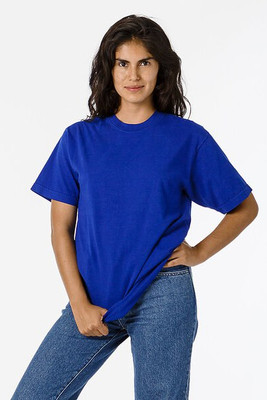 Los Angeles Apparel 1801gd - Tee-shirt à col ras du cou Garment Dye